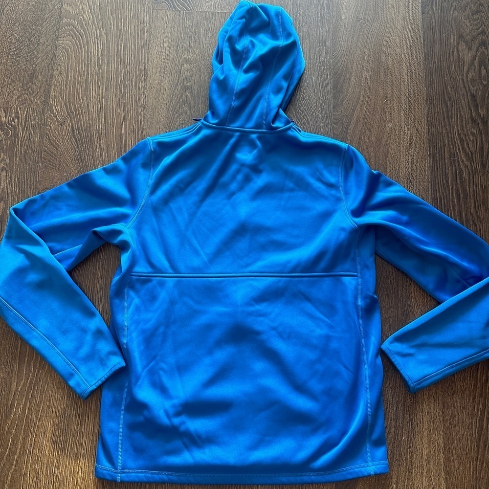 Men's Running Room Resolution Blue Zip-Up Sweater - Size M - Picture 5 of 7